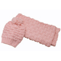 Écharpe chaude d&#39;hiver des femmes Beanie Set Écharpe tricotée par câble (SK163S)